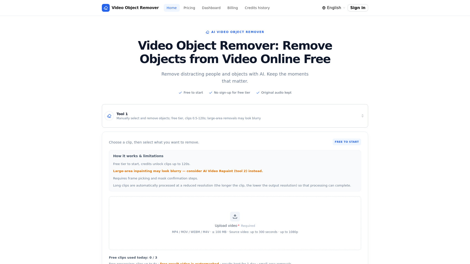 image of Video Object Remover image of Video Object Remover