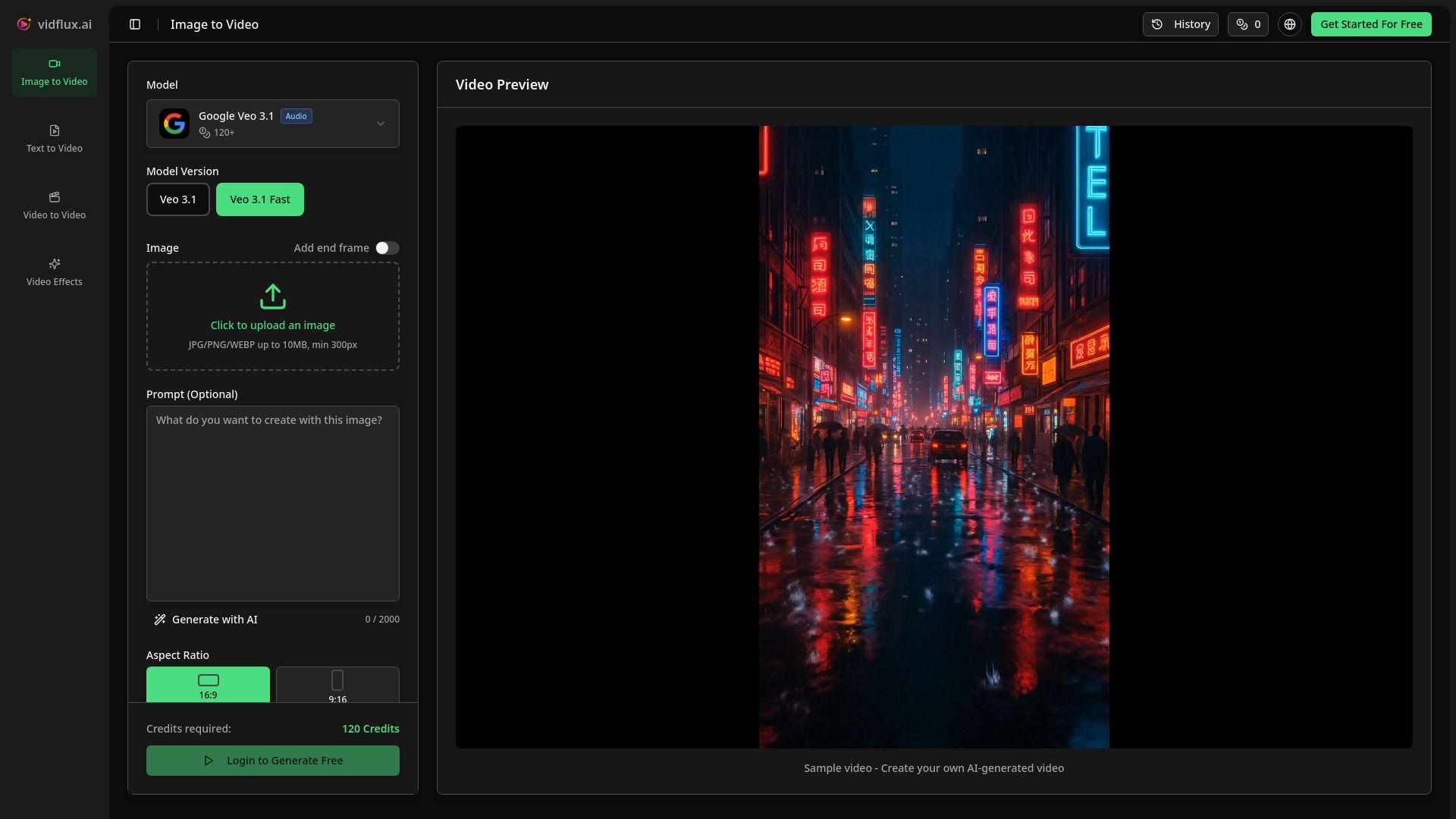 image of VidFlux - Image to Video AI