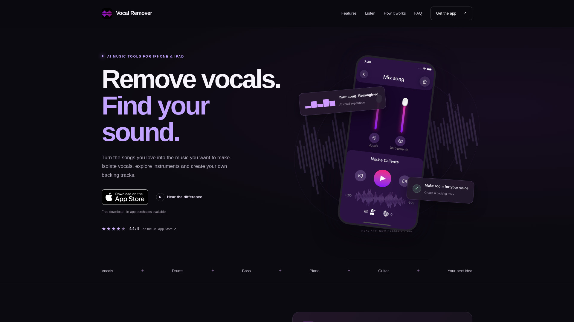 image of Vocal Remover: Music Separator