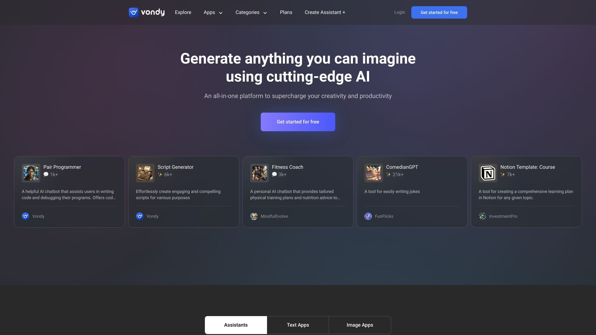 image of Vondy: Next Generation AI Apps