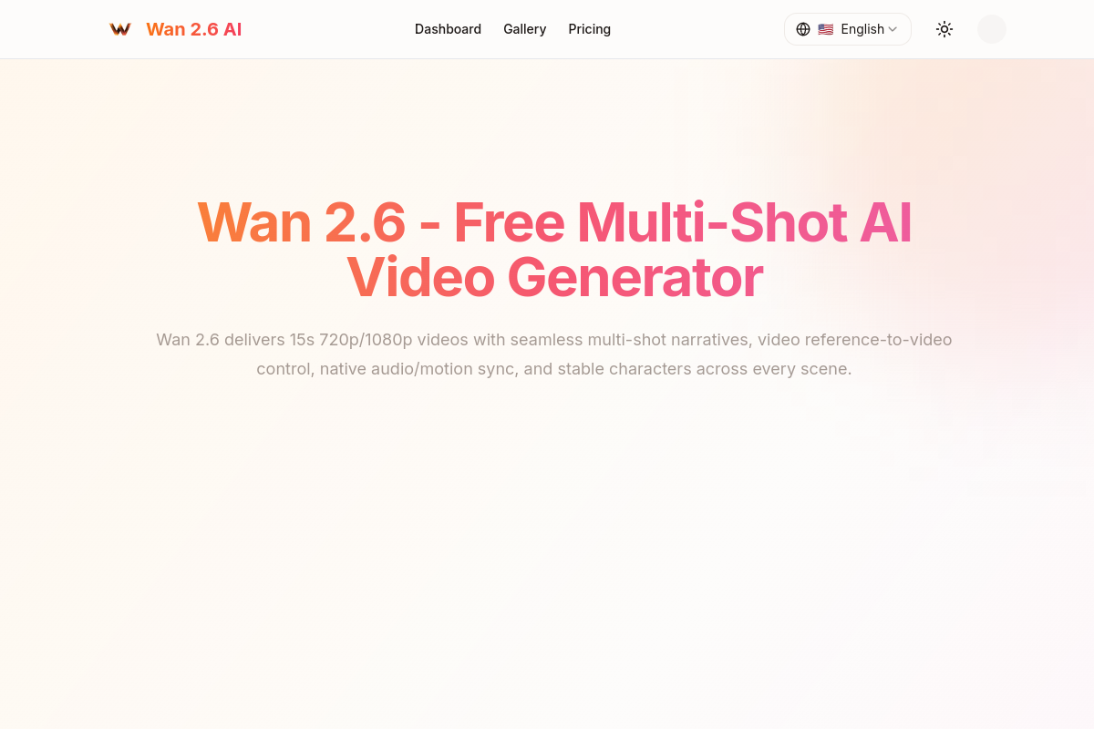 image of Wan 2.6 AI