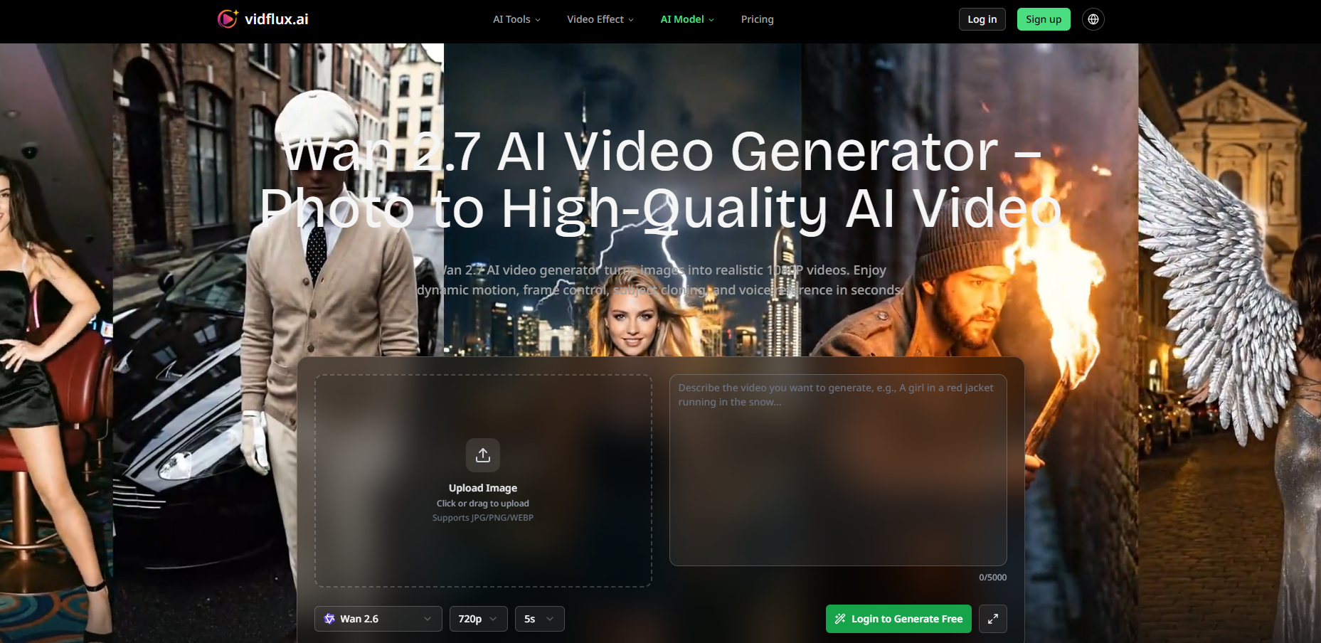 image for Wan 2.7 AI Video Generator image for Wan 2.7 AI Video Generator