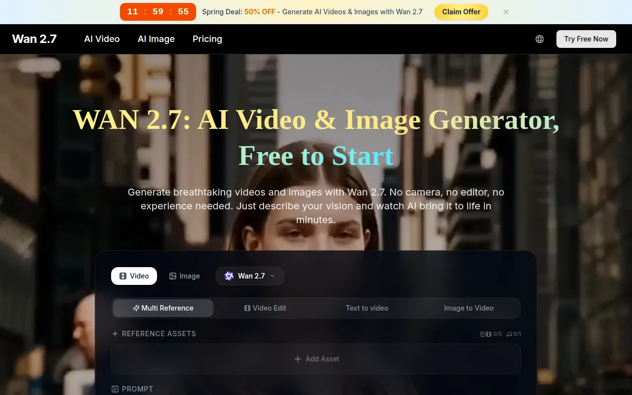 image of Wan 2.7 Video