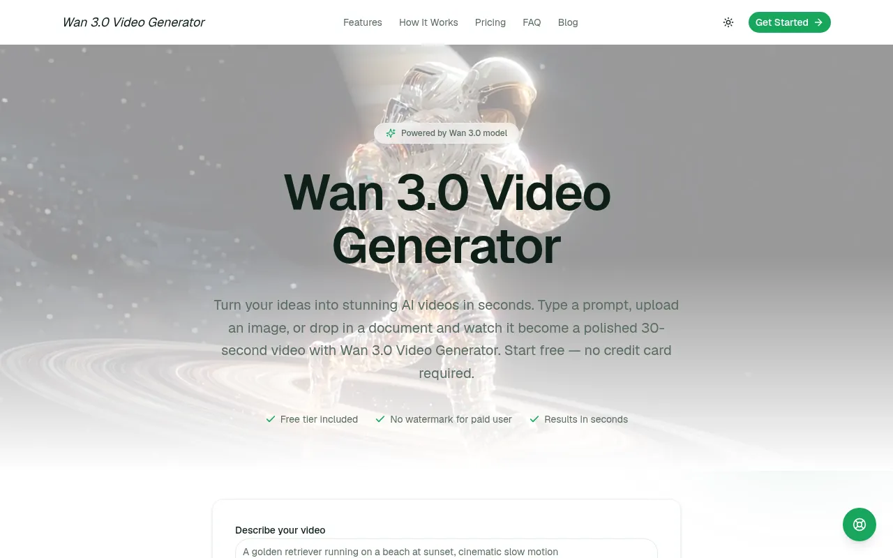 image of WAN 3.0 AI VIDEO Generators