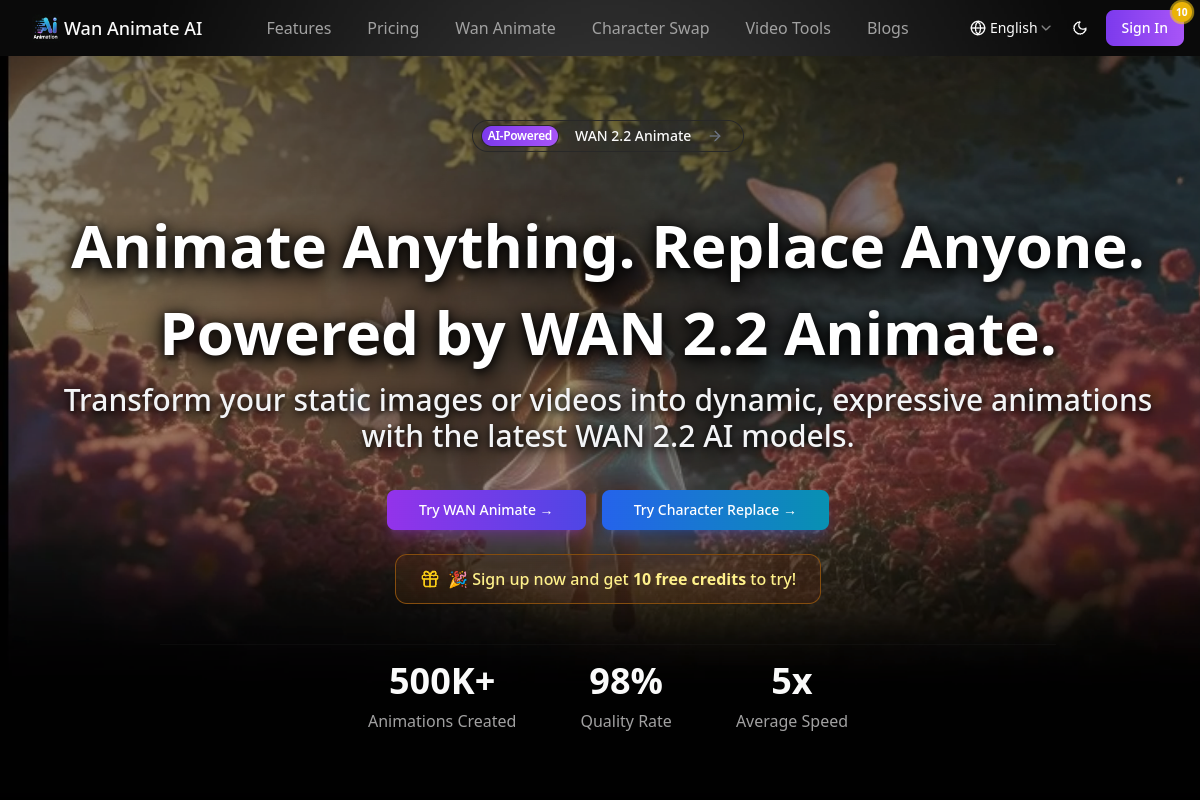 image of Wan Animate AI