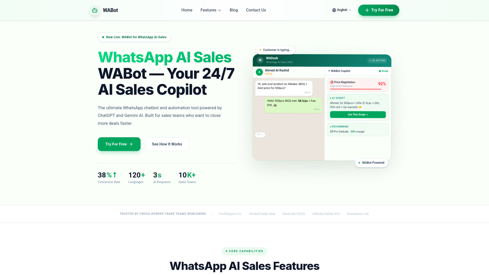 image of WhatsApp AI Sales