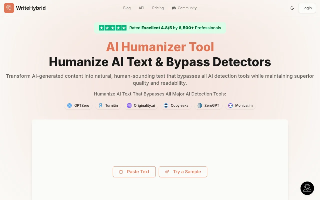 image of WriteHybrid AI Humanizer image of WriteHybrid AI Humanizer